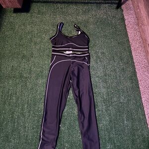 ALO Yoga Black and White Jumpsuit